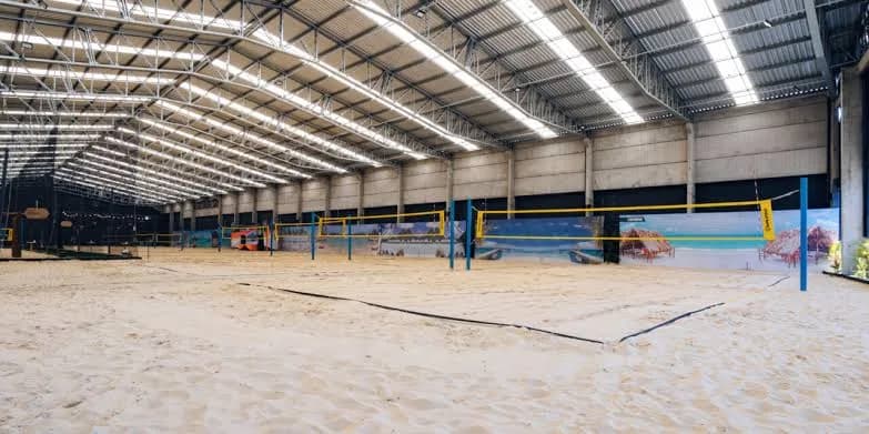 Quadra Areia 1, Beach tennis, descoberta